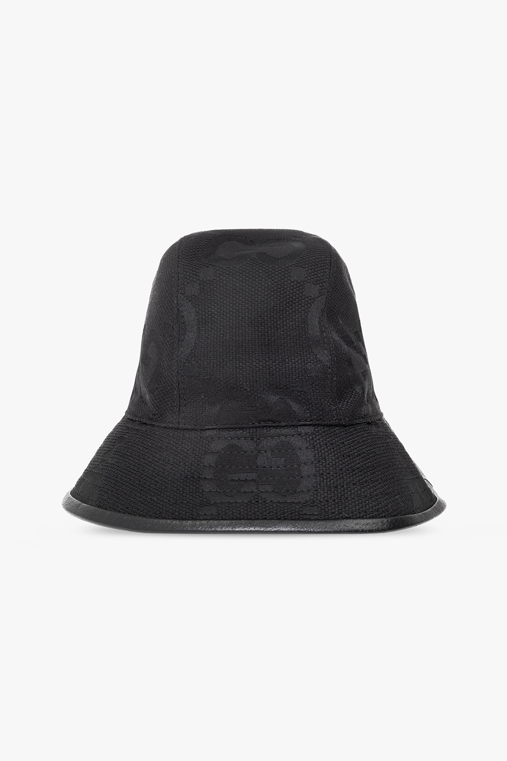 Gucci leather bucket discount hat